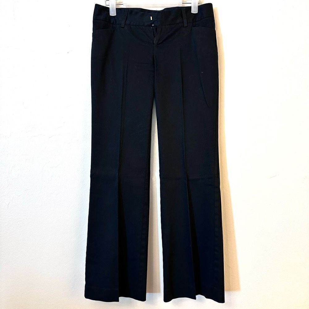 Frenchi Women's Tailored Fit Formal Pants Straight Leg Pants Black Size 3